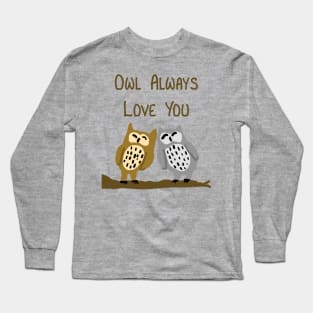 Owl Love Long Sleeve T-Shirt